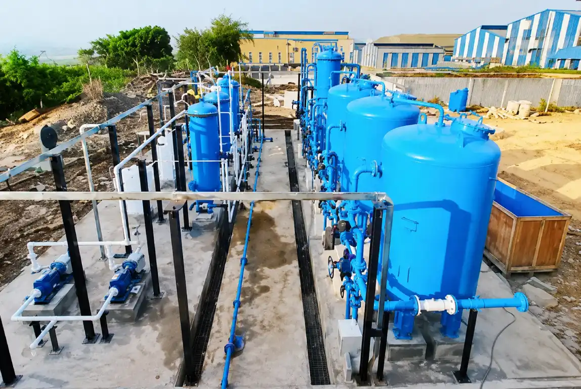 Commissioned low-conductivity water system