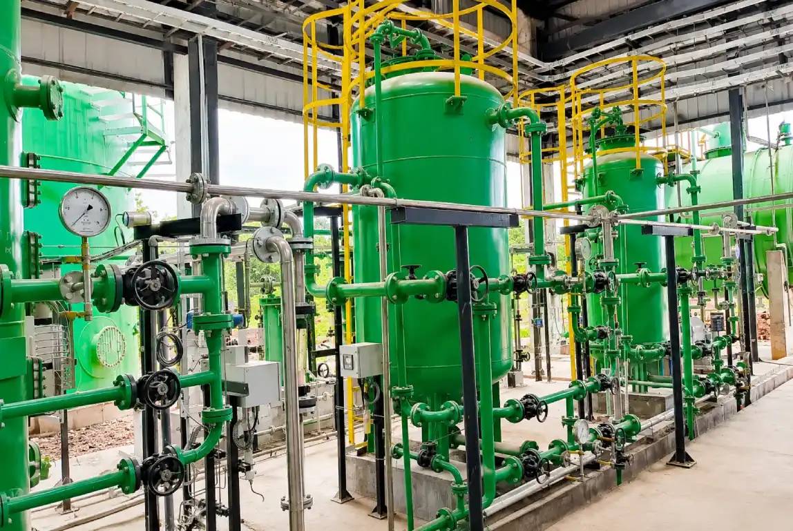 Industrial DM water plant installation